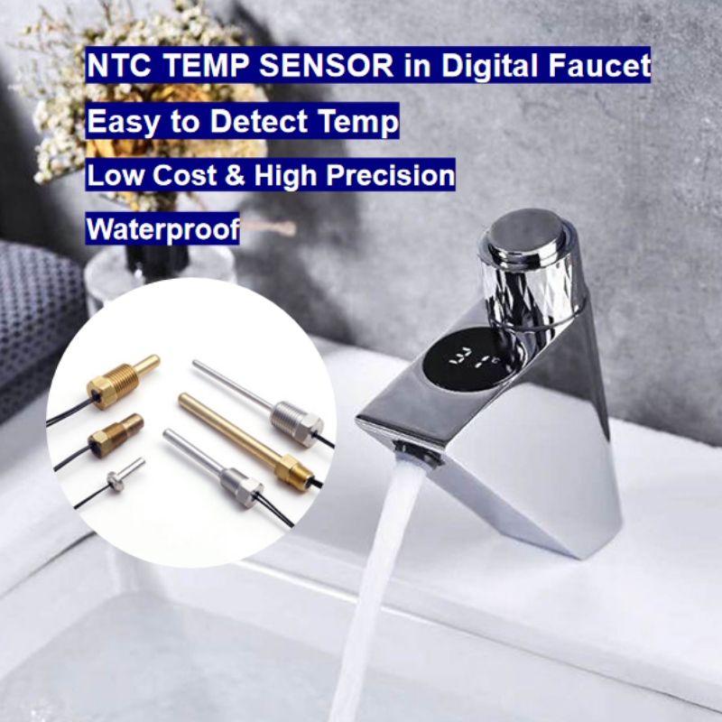 NTC -Thermistor -Temperatursensor im Smart Home für digitales Wasserhahn